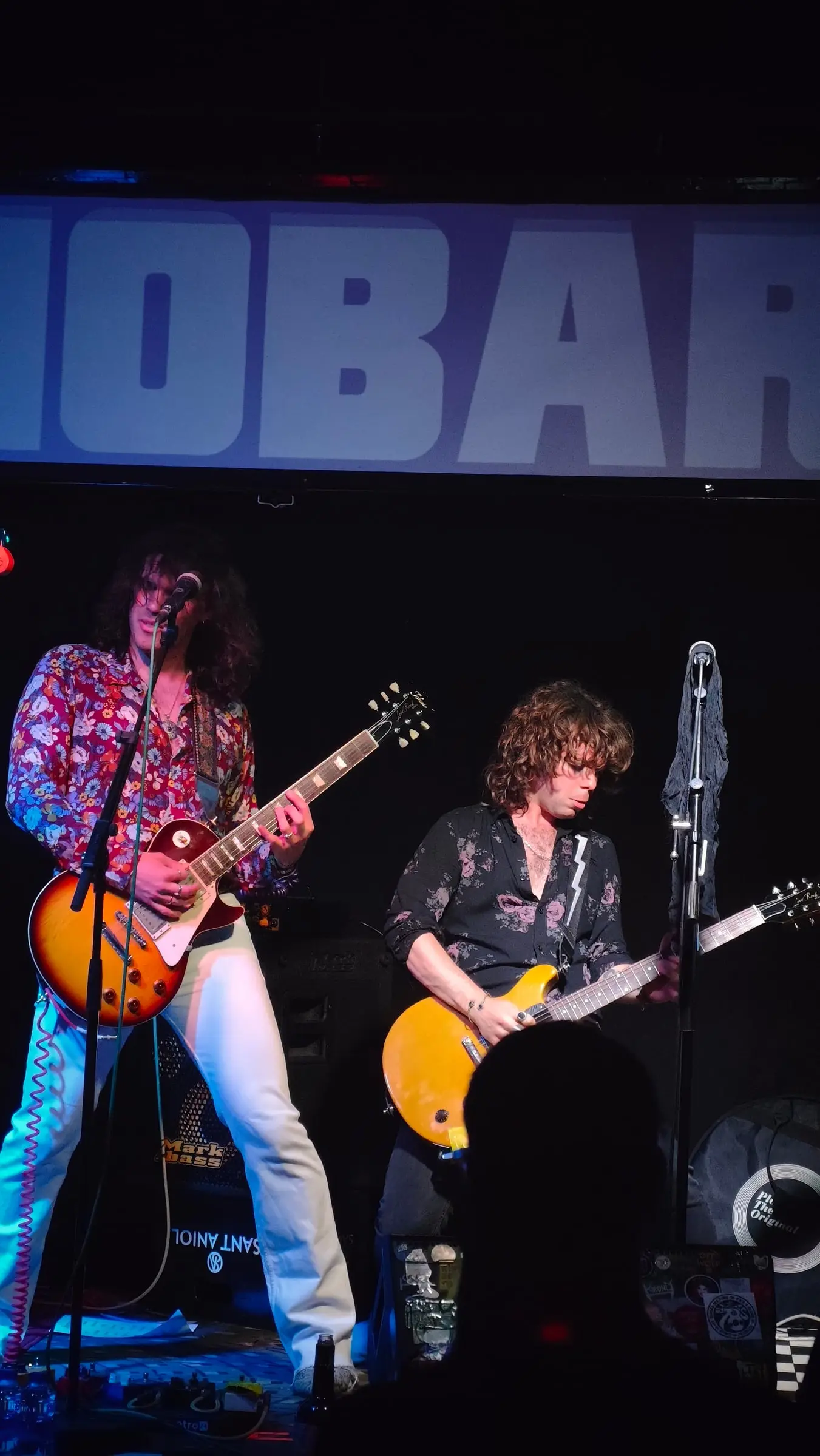 Supergatos en concierto: la banda sobre el escenario